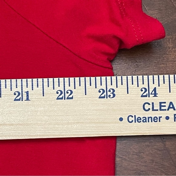 Ava & Viv Short Sleeve Top Red Women’s Sizes 2X - Picture 6 of 7